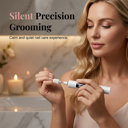 Professional Electric Nail Drill Machine, Portable Electric Nail Polisher with 4 Nail Drill Bits
