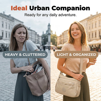 Weatherproof, Lightweight, Organized Pockets Roomy Interior for Daily Commute & Travel
