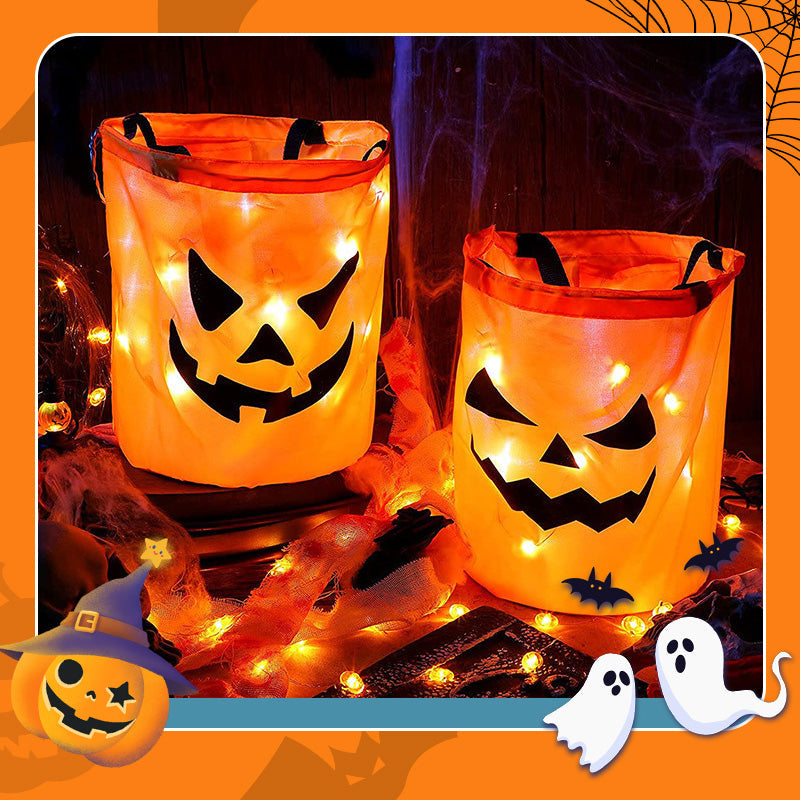 Glowing Pumpkin Bag Duo