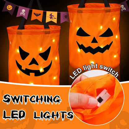 Glowing Pumpkin Bag Duo