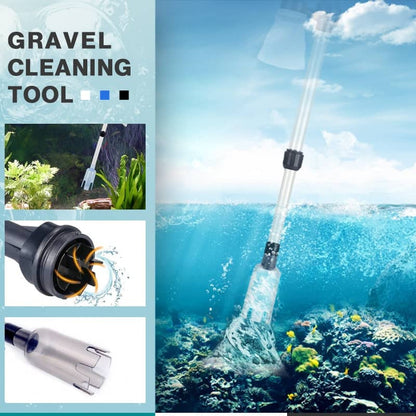 NOW! Electric Aquarium Gravel Cleaner Powerful Suction Fish Tank Vacuum Siphon, Easy Gravel Cleaning & Water Changing