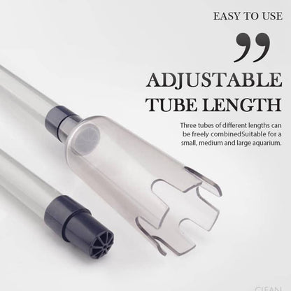 NOW! Electric Aquarium Gravel Cleaner Powerful Suction Fish Tank Vacuum Siphon, Easy Gravel Cleaning & Water Changing