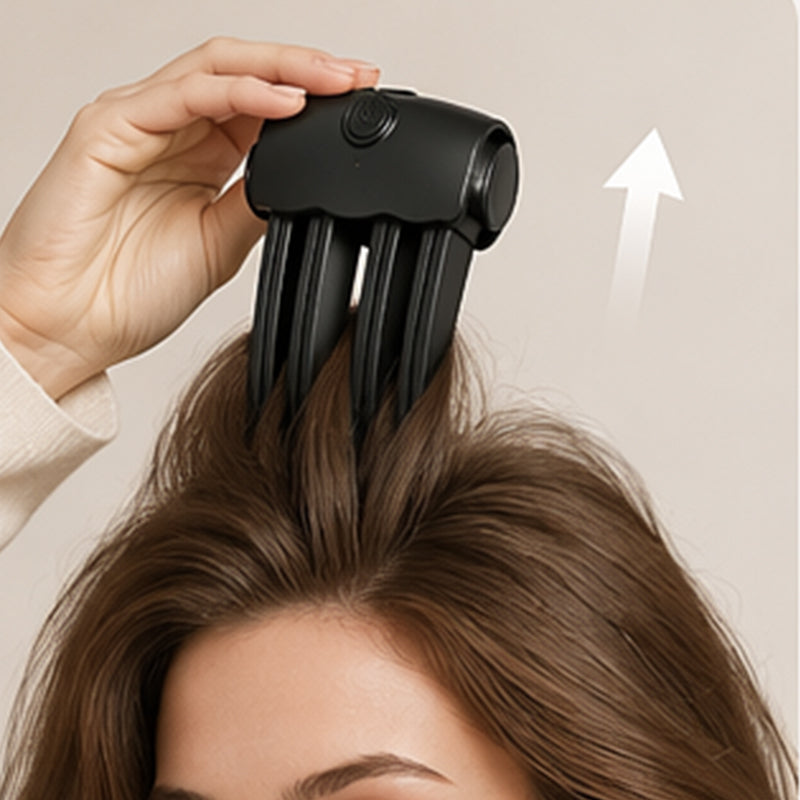 Over 48, Cordless Heated Root Volumizing Hair Clip Portable Styling Tool for Fine, Straight Hair