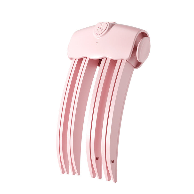 Over 48, Cordless Heated Root Volumizing Hair Clip Portable Styling Tool for Fine, Straight Hair