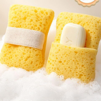 3PCS Double-Sided Bath Foaming Pouch