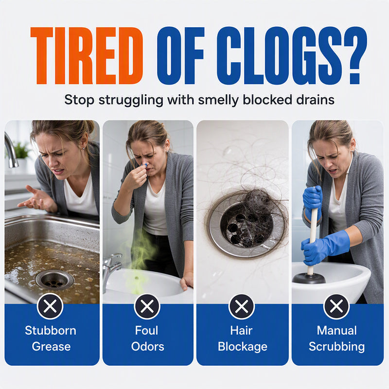 NOW! Active Oxygen Drain Clog Remover Effervescent Tablets, Rapid Dissolving, Odor Elimination, Pipe Safe for Sink