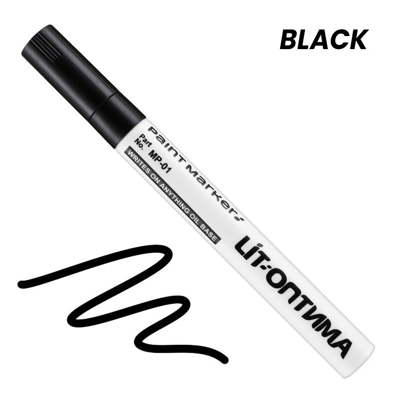 Oil-Based Waterproof Tire Marker Pen Single-color 5-pack