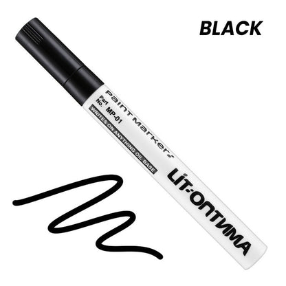 Oil-Based Waterproof Tire Marker Pen Single-color 5-pack