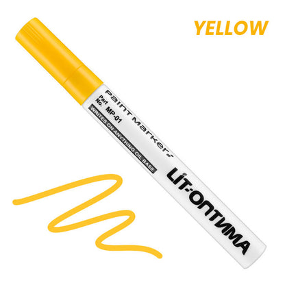Oil-Based Waterproof Tire Marker Pen Single-color 5-pack