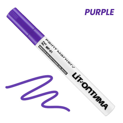 Oil-Based Waterproof Tire Marker Pen Single-color 5-pack