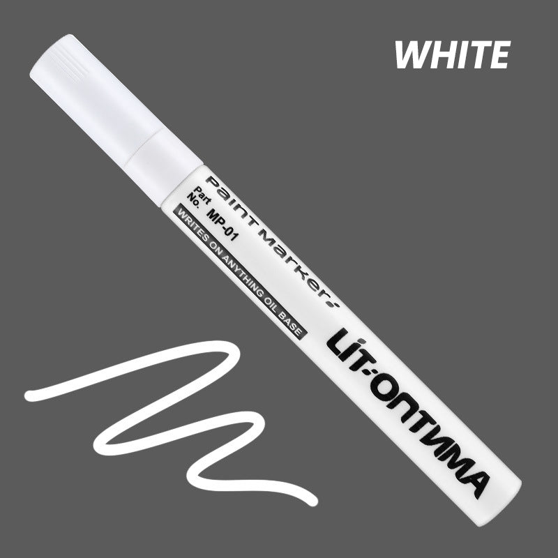 Oil-Based Waterproof Tire Marker Pen Single-color 5-pack