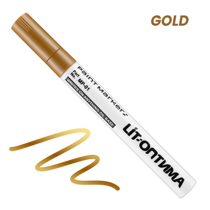 Oil-Based Waterproof Tire Marker Pen Single-color 5-pack