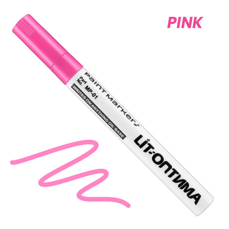 Oil-Based Waterproof Tire Marker Pen Single-color 5-pack