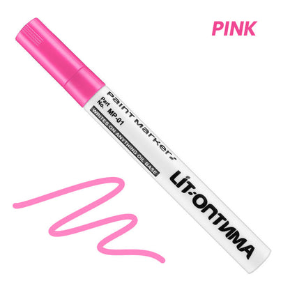 Oil-Based Waterproof Tire Marker Pen Single-color 5-pack