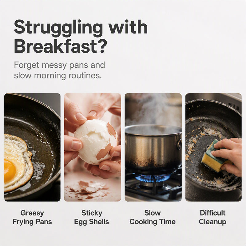 Microwave Omelette Maker BPA-Free Non-Stick Egg Cooker for Quick & Easy Breakfasts