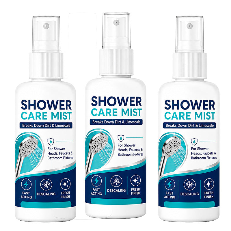 Fast-Acting Shower Limescale Remover Spray Dissolves stubborn mineral deposits & hard water stains. just spray & wipe!