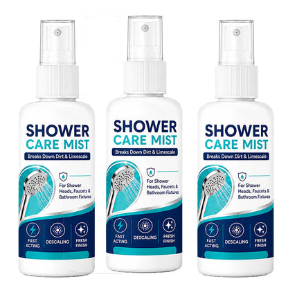 Fast-Acting Shower Limescale Remover Spray Dissolves stubborn mineral deposits & hard water stains. just spray & wipe!