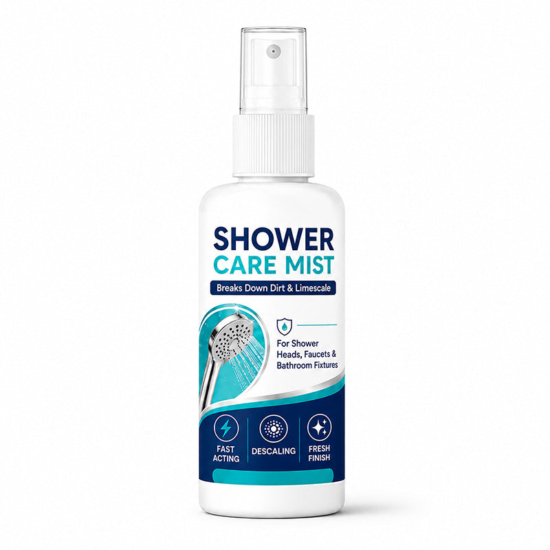 Fast-Acting Shower Limescale Remover Spray Dissolves stubborn mineral deposits & hard water stains. just spray & wipe!