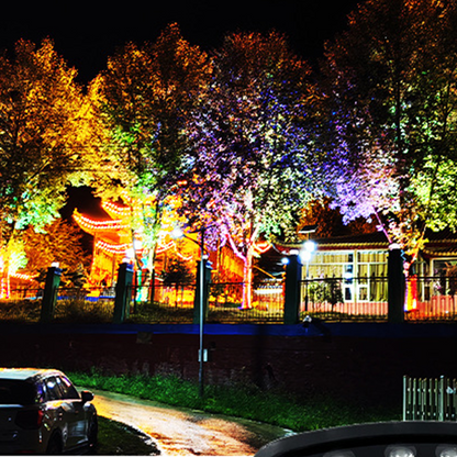 Ring-Shaped Solar Tree Lights Weatherproof Outdoor Spotlights Ideal for Trees, Pillars, and Gardens
