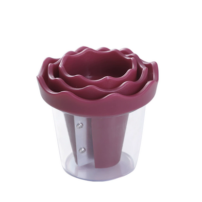 Manual Vegetable Spiralizer and Curler for Rose Flower Carving Turn Carrots into Restaurant-Style Roses in 60 Seconds!