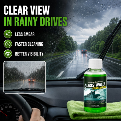 2026 Glass Concentrate 10ml makes 1L, cuts bugs & grime, streak-free