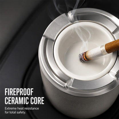 2026 SaleRotating Car Ashtray with Ceramic Inner Liner