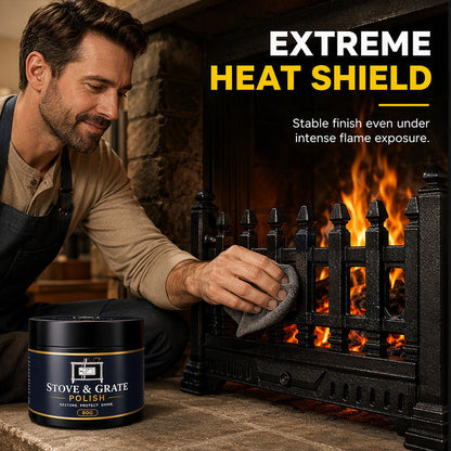 Cast Iron Stove Polish with Sponge