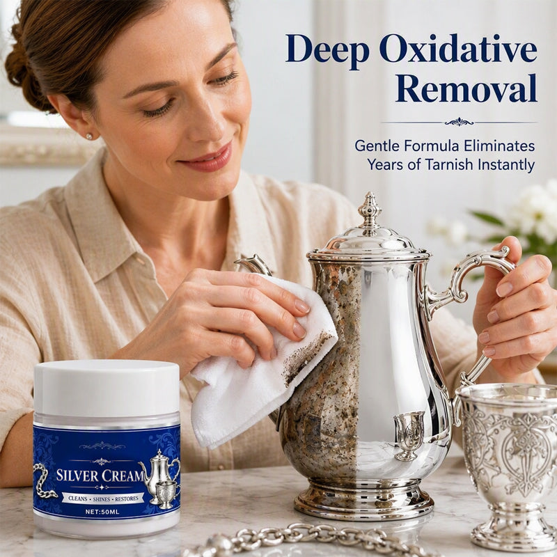 2PCS Silver Cleaning and Polishing Cream for Jewelry and Cutlery