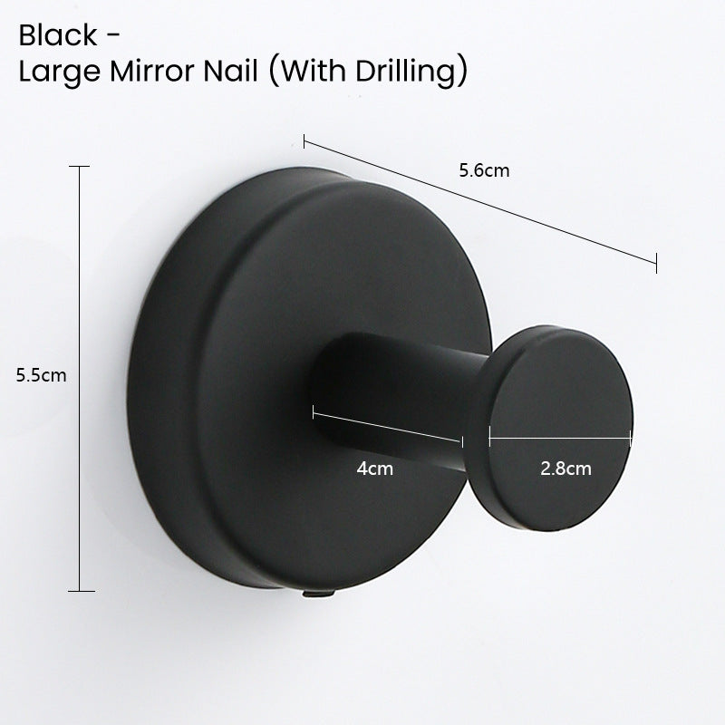 Stainless Steel Suction Cup Hook 6/4/2 PCS for Towels & Robes Hook, Drill-Free Kitchen Hanger
