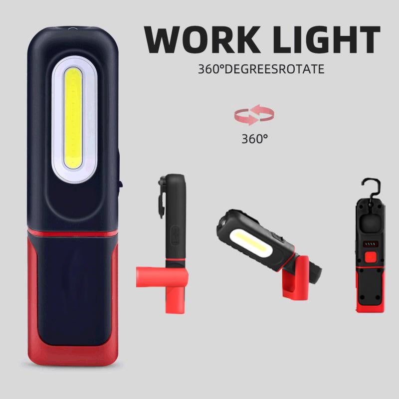 Magnetische werklamp van 350 lm 360 draaibare, oplaadbare LED
