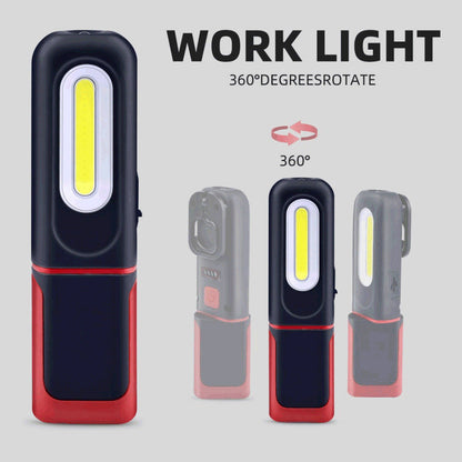 Magnetische werklamp van 350 lm 360 draaibare, oplaadbare LED