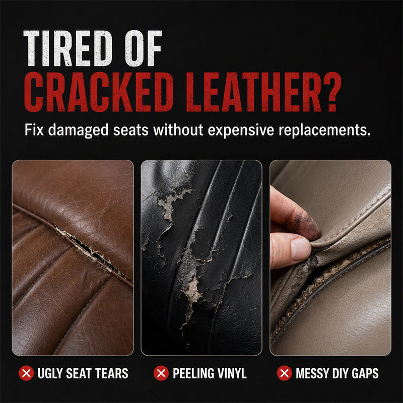 NOW! Quick Dry Car Seat Leather Repair Glue Precision Nozzle Vinyl & Leather Adhesive