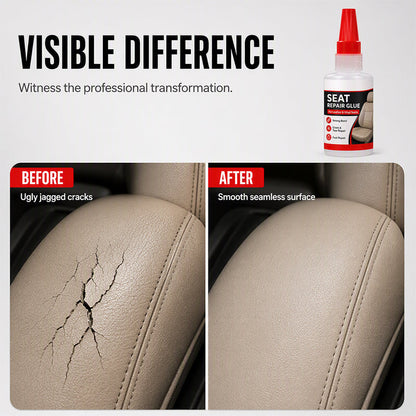 NOW! Quick Dry Car Seat Leather Repair Glue Precision Nozzle Vinyl & Leather Adhesive