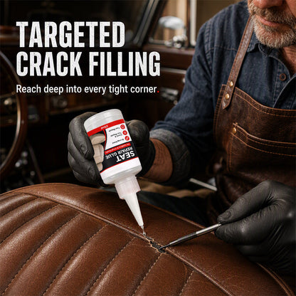 NOW! Quick Dry Car Seat Leather Repair Glue Precision Nozzle Vinyl & Leather Adhesive