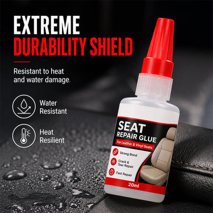 NOW! Quick Dry Car Seat Leather Repair Glue Precision Nozzle Vinyl & Leather Adhesive