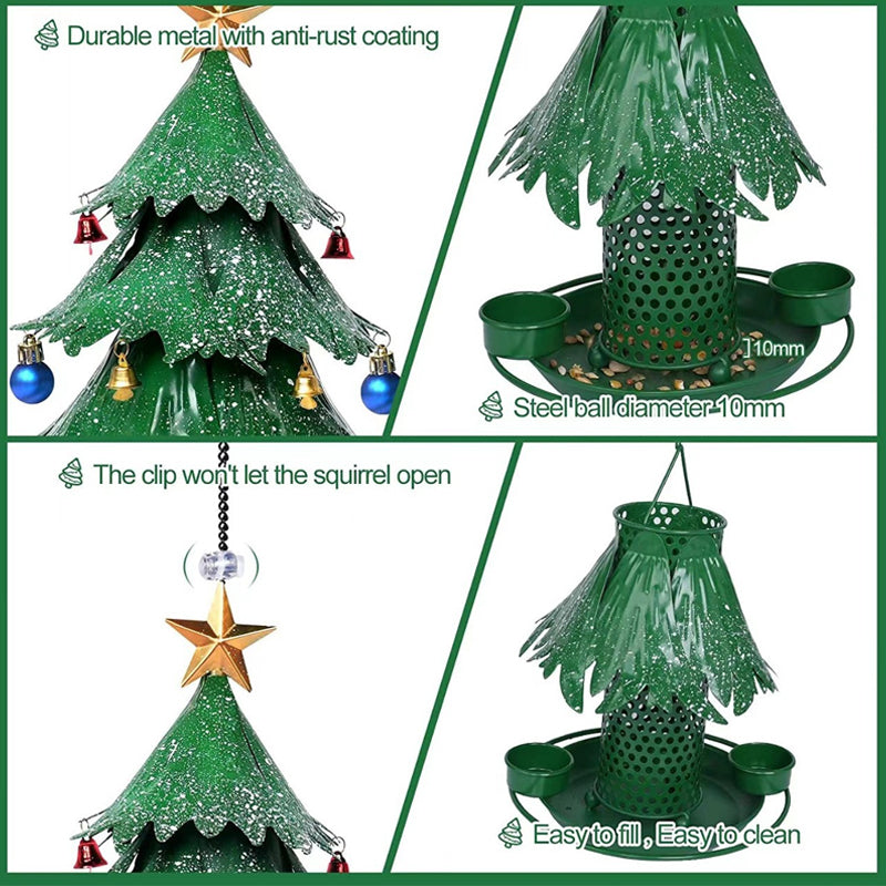 Christmas Tree Bird Feeder Festive Garden Decor for BirdLovers