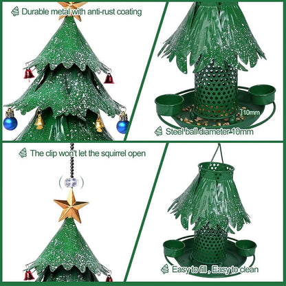 Christmas Tree Bird Feeder Festive Garden Decor for BirdLovers