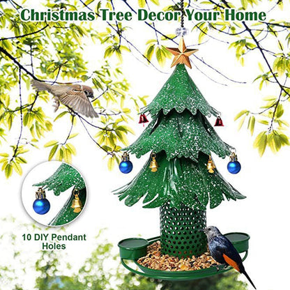 Christmas Tree Bird Feeder Festive Garden Decor for BirdLovers