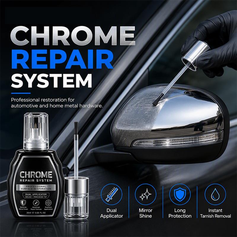 2026 50,! Chrome Restoration Set Removes Oxidation & Restores High-Gloss Metallic Finish | Premium Quality