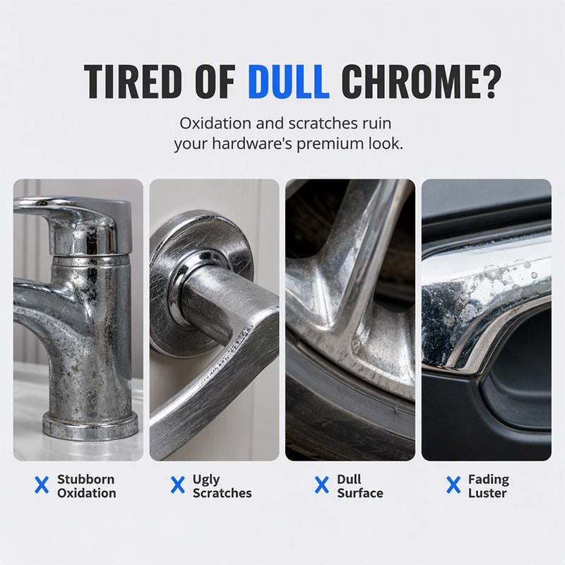 2026 50,! Chrome Restoration Set Removes Oxidation & Restores High-Gloss Metallic Finish | Premium Quality