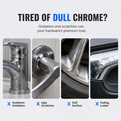 2026 50,! Chrome Restoration Set Removes Oxidation & Restores High-Gloss Metallic Finish | Premium Quality