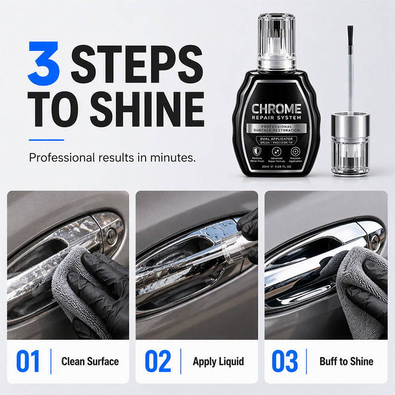 2026 50,! Chrome Restoration Set Removes Oxidation & Restores High-Gloss Metallic Finish | Premium Quality