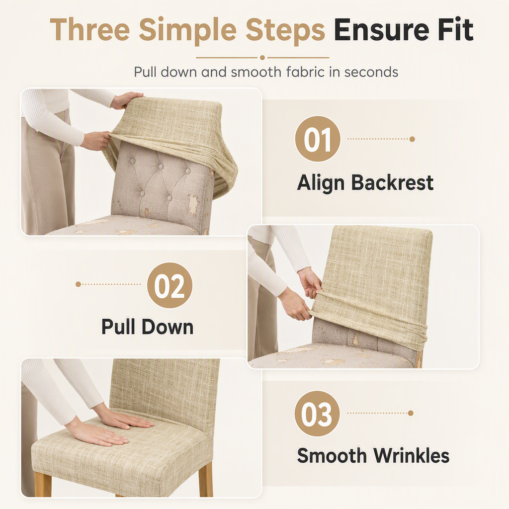 Stretch Plaid Chair Cover Universal Fit & Protective