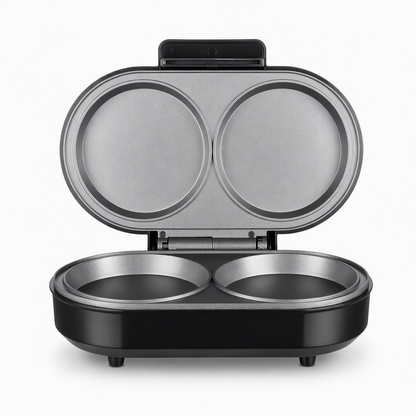 Smart Dual Breakfast Maker - Double Cooking Non-Stick Burger & Egg Press