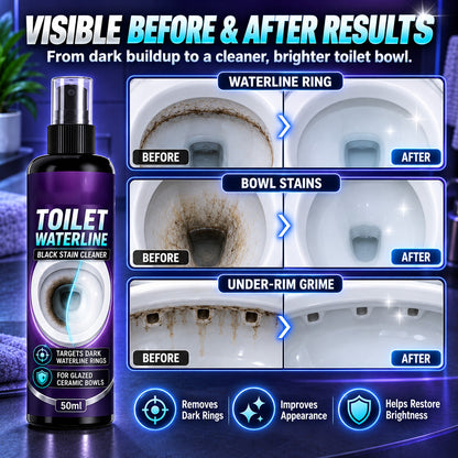 Waterline Cleaner! Targets black rings, clinging formula & less scrubbing. Clean bowl grab yours!