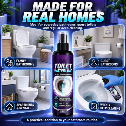 Waterline Cleaner! Targets black rings, clinging formula & less scrubbing. Clean bowl grab yours!