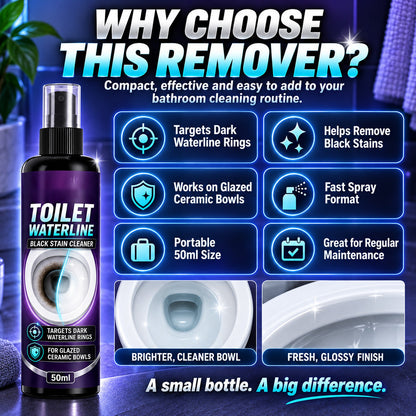 Waterline Cleaner! Targets black rings, clinging formula & less scrubbing. Clean bowl grab yours!