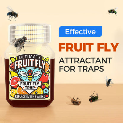 Fruit Fly Trap Attractant Easy Indoor Lure for Kitchens & Dining Areas