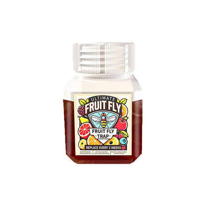 Fruit Fly Trap Attractant Easy Indoor Lure for Kitchens & Dining Areas