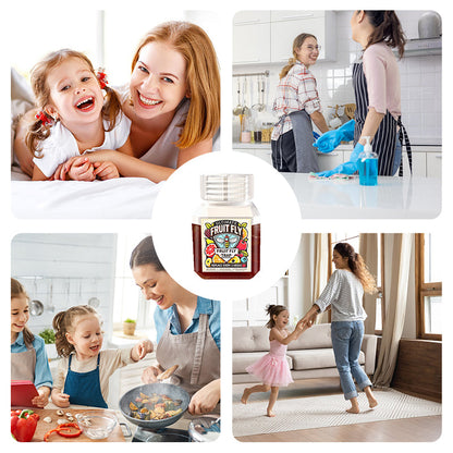 Fruit Fly Trap Attractant Easy Indoor Lure for Kitchens & Dining Areas